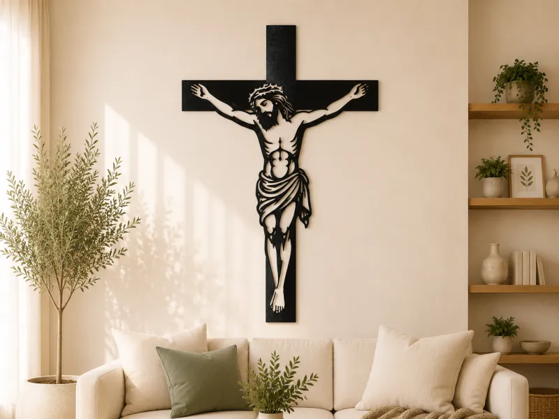 Jesus On Cross 2D Wall Art