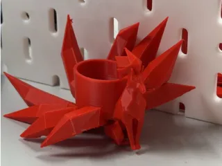 Ninetales Low Poly - Pokemon Pot Plant