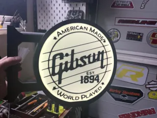 Gibson light-up pub sign