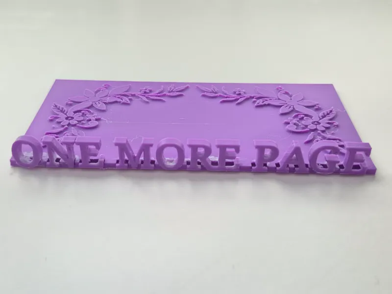 one more page book mark