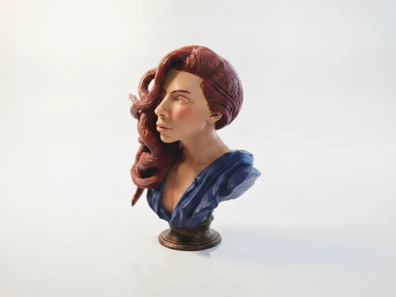 Busto di Lady Gaga, Collezionabile Celebrità Stampabile in 3D