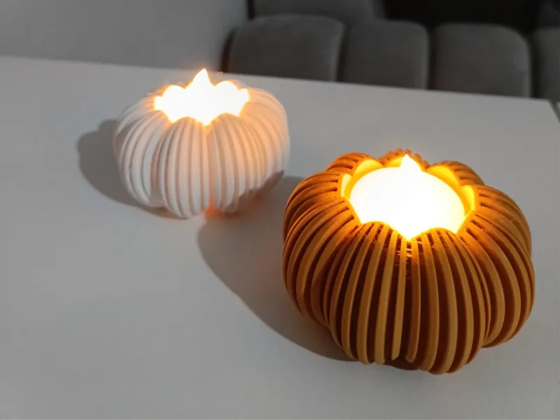 Soporte+para+vela+tealight+de+calabaza