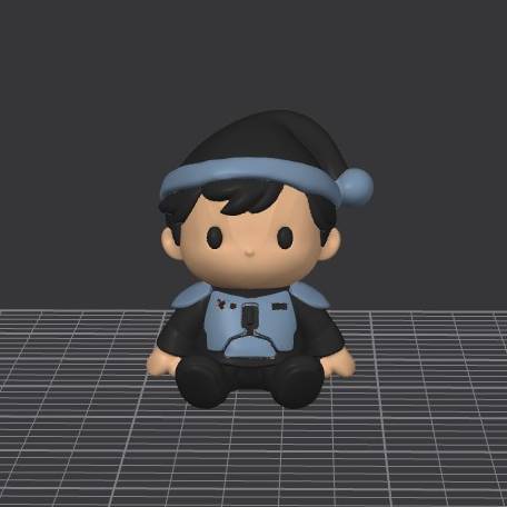 Mando Christmas Cube-Me