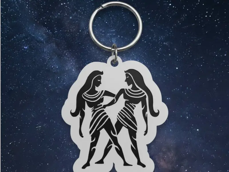 Llavero signo zodiacal (GÉMINIS)