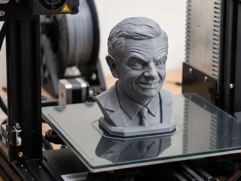 Busto do Mr. Bean
