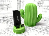Cactus-shaped SD Card, TF Card, and USB Flash Drive Storage-0