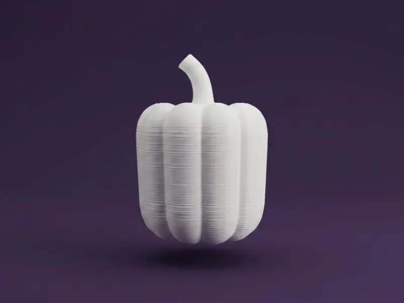 甜椒3D模型
