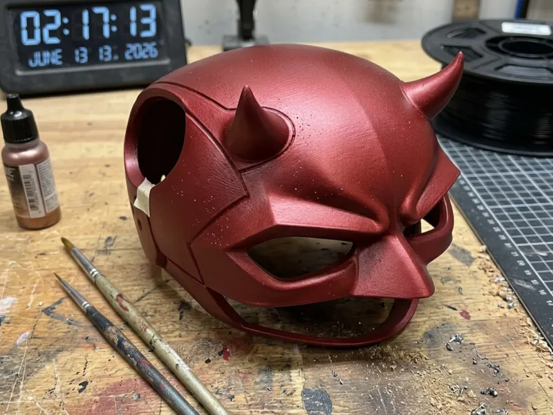 Meow-devil Superhero Cat Cowl