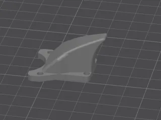 FPV drone shark fin (bando)