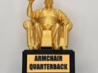 Armchair Quarterback MVP Trophy