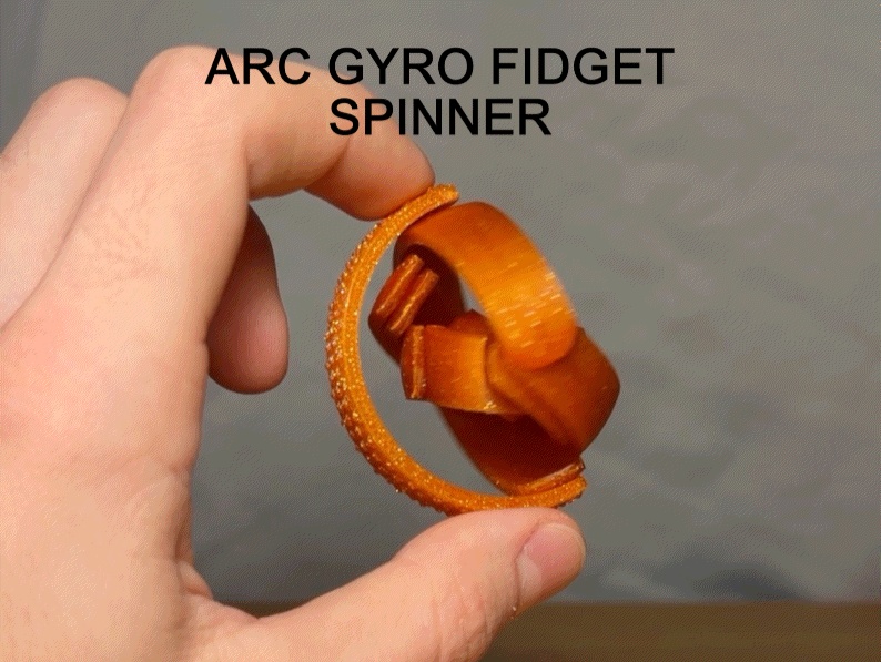 Spinner Antistress Giroscopico ad Arco