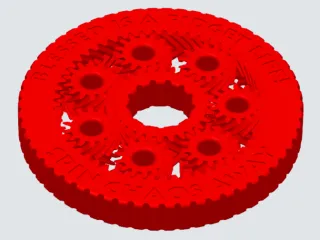 The 7 Headed Wild Beast ( Planetary Gear Fidget Spinner )