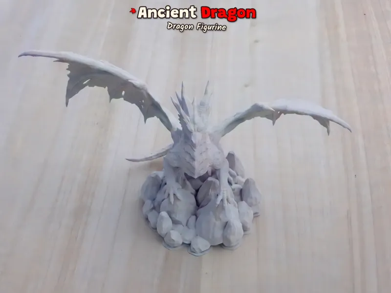 [FREE] Drago Antico - Statuetta di drago altamente dettagliata