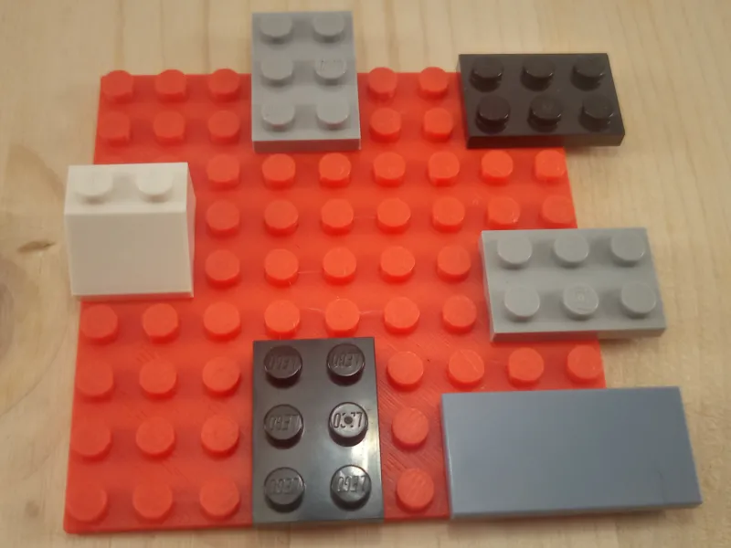 70x70 Lego Uyumlu Plaka