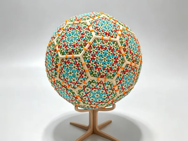 Bamboo Football | Bamboo Weaving · Hot Forming