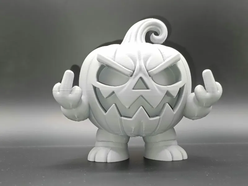 Grumpy Pumpkin Halloween Attitude!