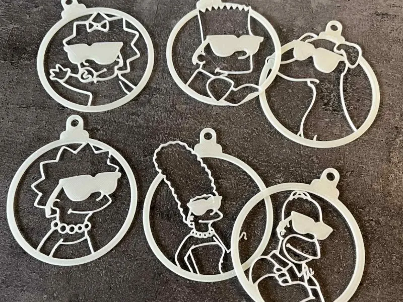 Simpsons family cool christmas decoration