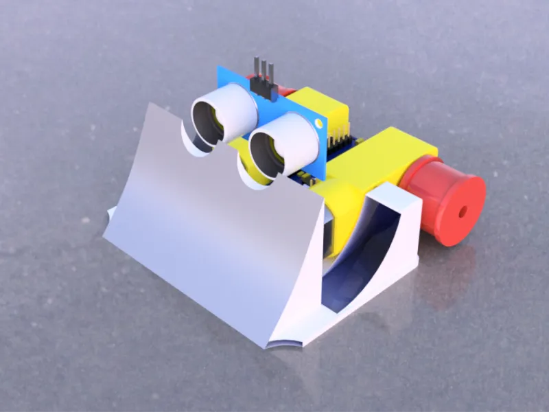 Mini summo robot (Tiny Falcon) v1