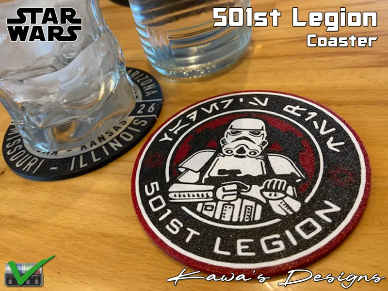 Onderzetter Star Wars 501e Legioen