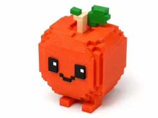 Cute Voxel Apple Buddy