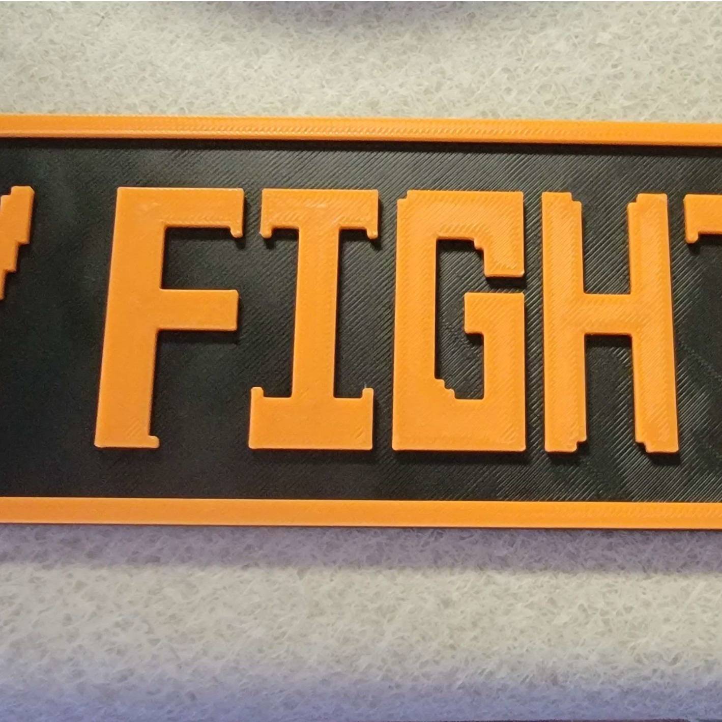 Fight button from Undertale
