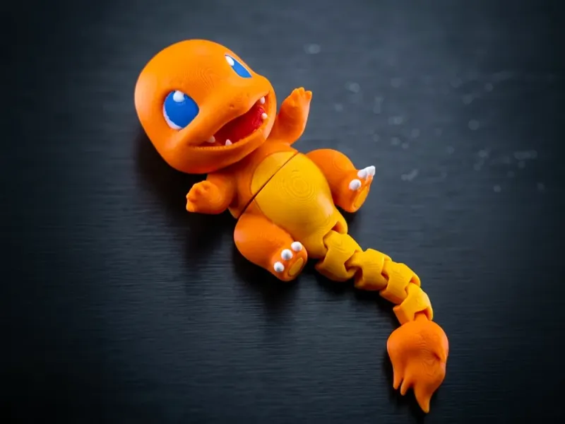 Charmander Drachen-Schlüsselanhänger
