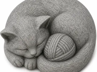 Sleeping kitten