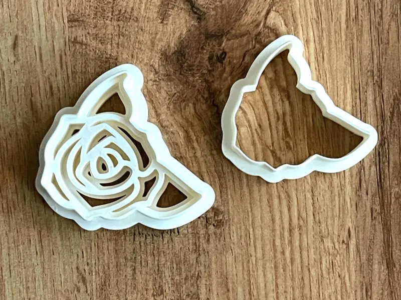 Cortador de galletas de rosa, Cortador de galletas de flor, Cortador de galletas, Rosa