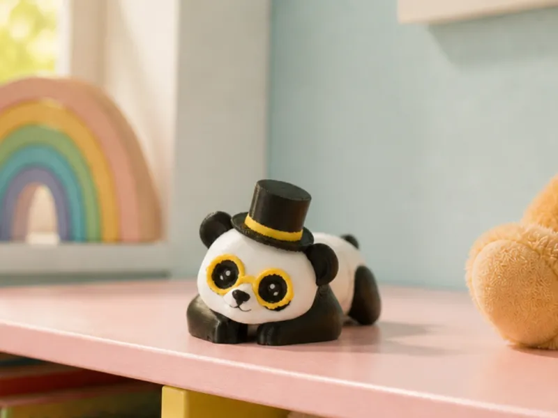 Centilmen Panda Flexi Oyuncak Eklemli Masa Arkadaşı