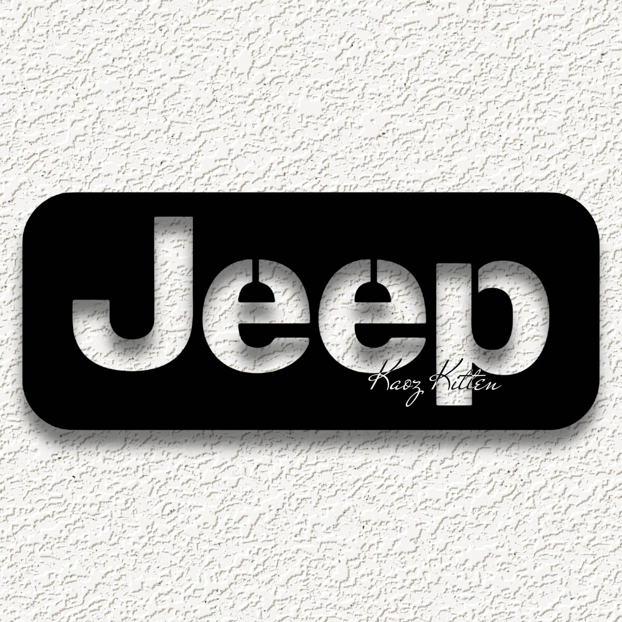jeep emblem logo emblem wall art home decor 