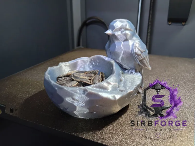 🐦Stone bird Food tray🐦