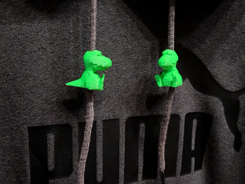 Dino hoodie drawstring