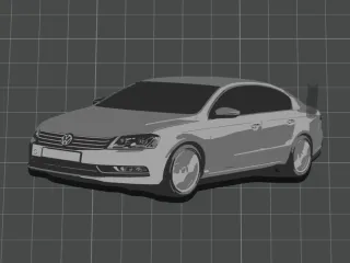 Keychain VW Passat B7 - sedan