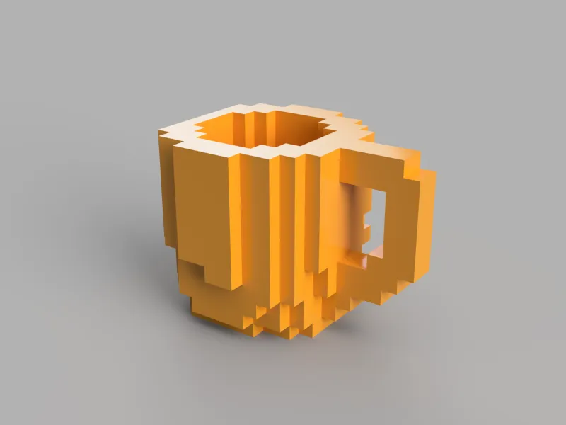 Pixel cup