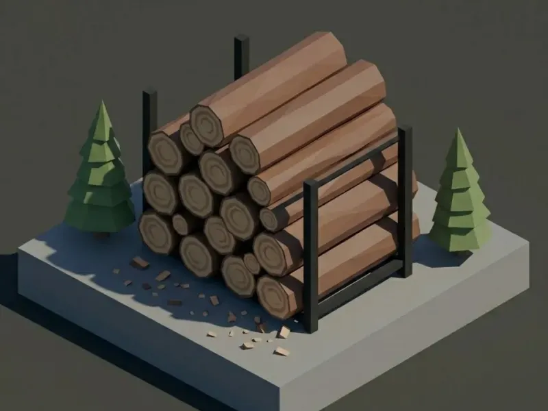 Low Poly Log Pile