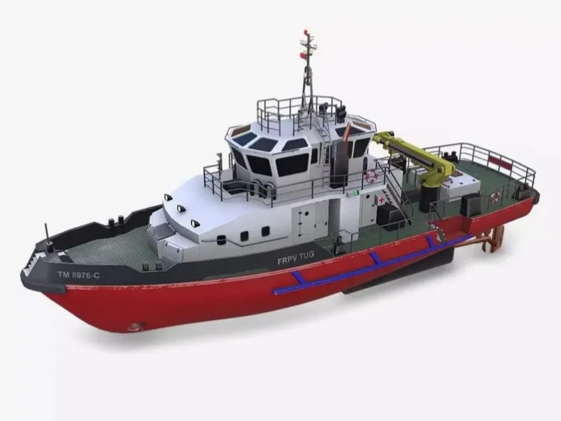 Fast Responsive Tugboat PBR 3D Printable Model
