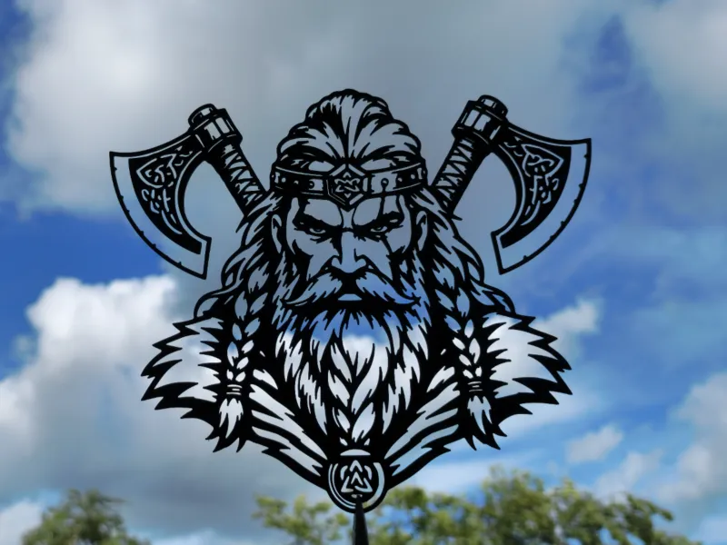 Viking Warrior Wall Art
