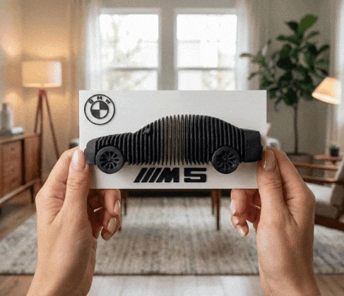 BMW M5 E60 Layered Model-0
