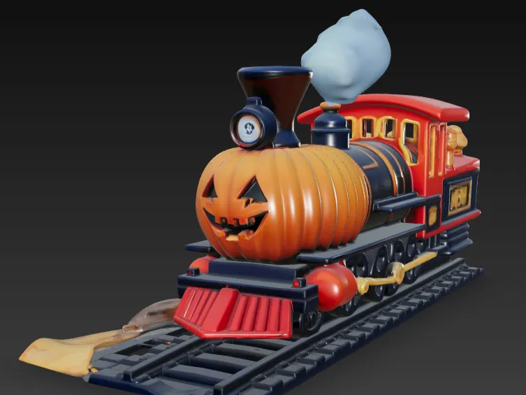 pumpkin train