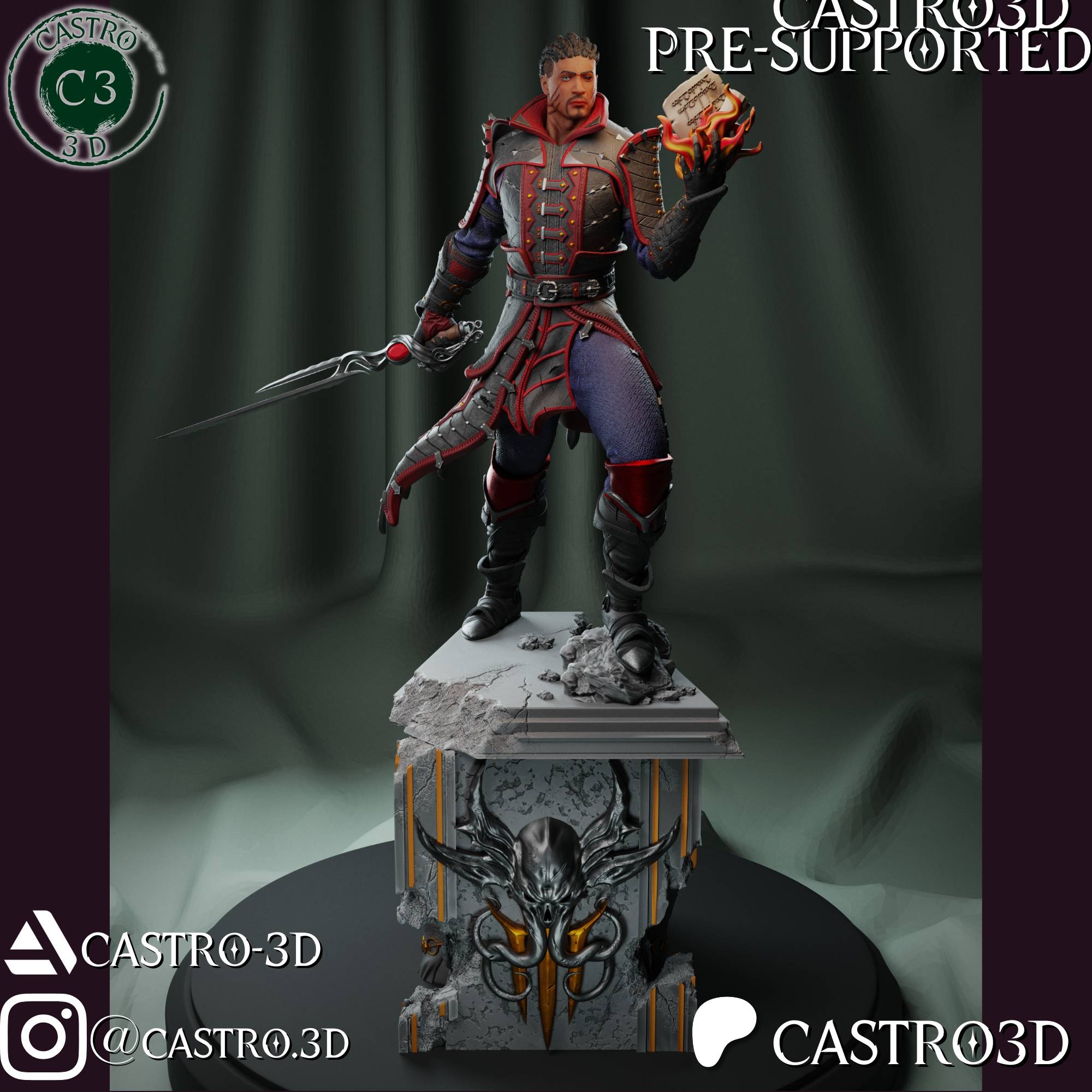 Wyll - Blade Of Frontier - Baldurs Gate 3 Mini Collection