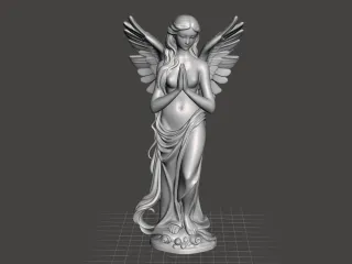 Nude Angel Praying  Skulpture CR