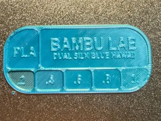 Parametric Filament Sample Card