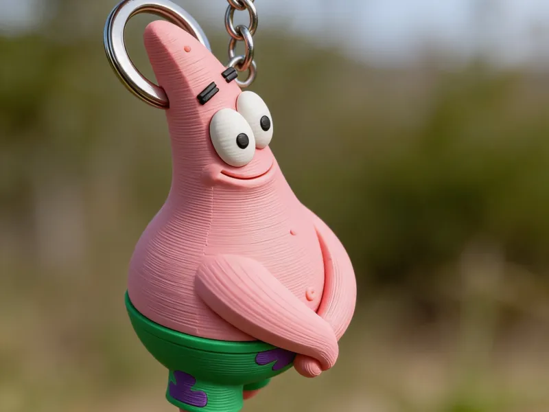 Breloc Patrick Star Sfios - SpongeBob SquarePants 3D Print K