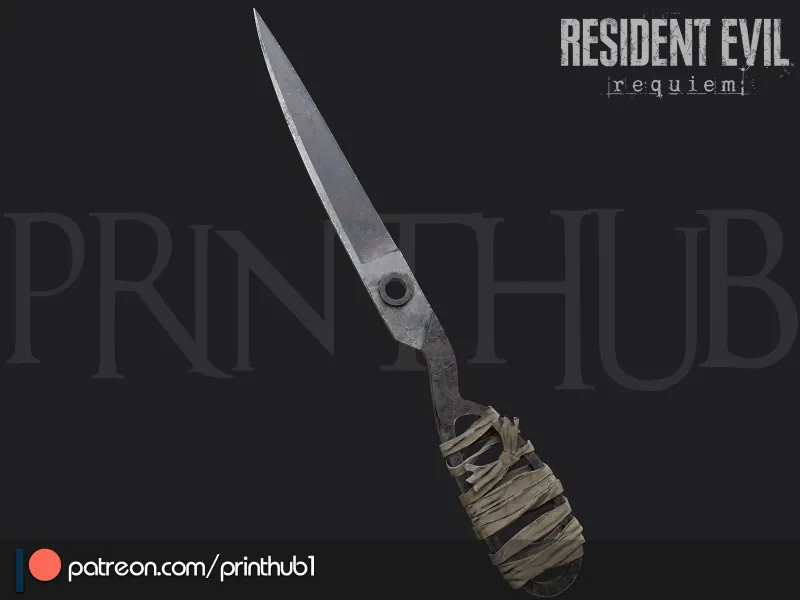 Resident Evil 9 – Grace Homemade Knives STL Cosplay Prop