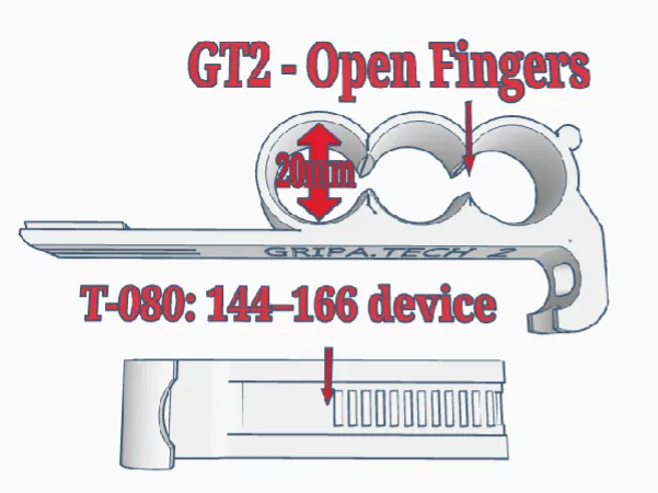 Ergonomic Phone/eReader/Tablet - GT2-H20-T080