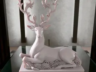 Deer Sculpture