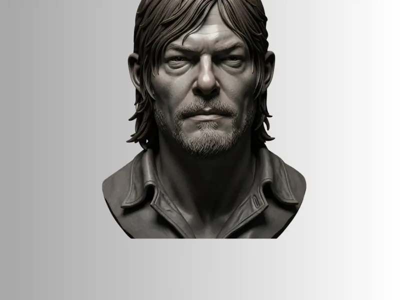 Büste Norman Reedus (Verbessertes Design)