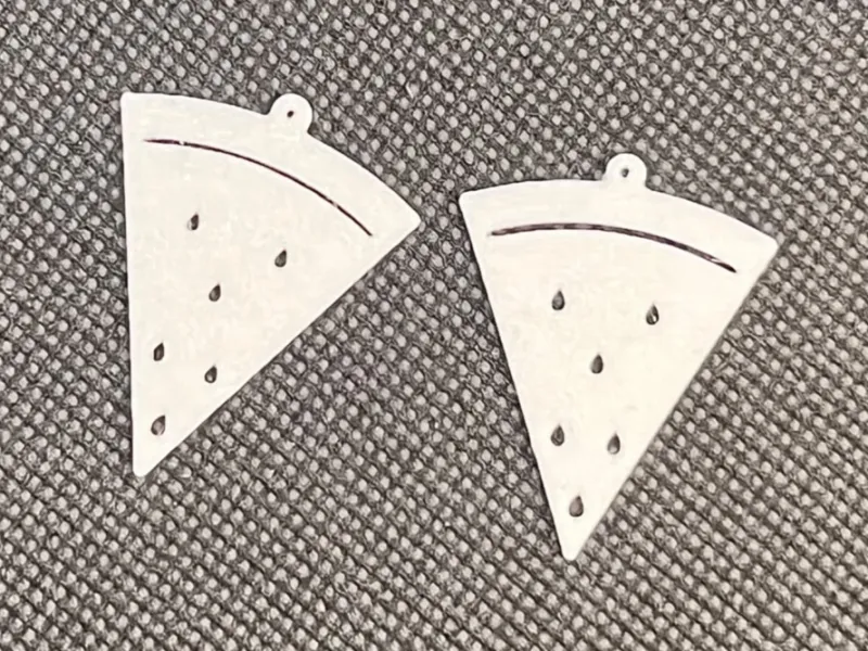 Watermelon Wedge Earrings
