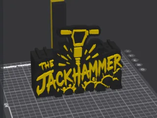 Jackhammer dart stand