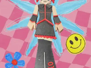 Kid Designed!!!! Kasane Teto Japanese Singer Anime Vocaloid